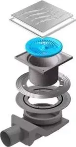 Душевой трап PESTAN Tide 4 Mask 150 мм (13000081)