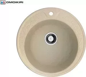 Мойка кухонная OMOIKIRI Tovada 51-MA, 510х510, марципан (4993364)