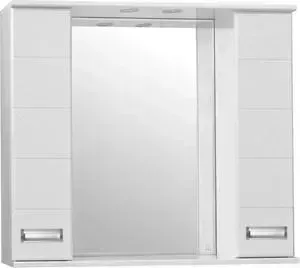 Зеркальный шкаф Style line Ирис 90 со светом (4603720984894)