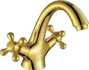 Смеситель для раковины KAISER Carlson Style золото (44311-3/44313-3 GOLD)