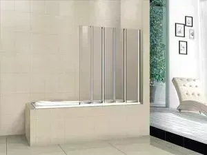 Душевая шторка на ванну CEZARES PRATICO-V-5-120/140-P-Cr-R
