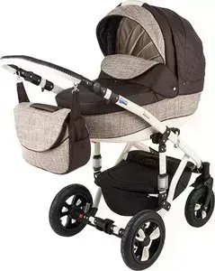 Коляска 2 в 1 BEBE-MOBILE 2 в 1 Toscana Бежевый - Коричневый (KBMT-0215600K)