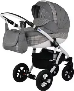 Коляска BEBE-MOBILE Mario Рогожка - Серый (KBMM-0555650K)