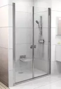 Душевая дверь RAVAK Chrome CSDL2-100 Transparent, профиль блестящий (0QVACC0LZ1)