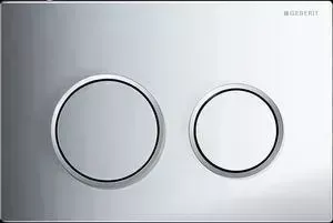 Кнопка смыва Geberit Omega 20 (115.085.KH.1) хром/матовый хром