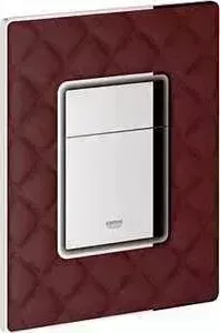 Кнопка смыва Grohe Skate Cosmopolitan для унитаза с простроченной кожаной поверхностью (38913XM0)