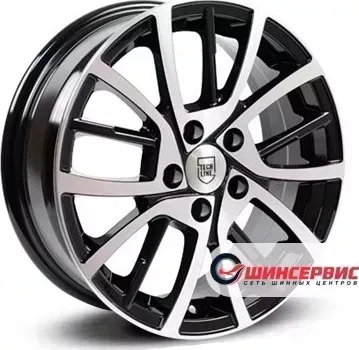 Диск автомобильный Tech Line 548 R15 / 6.0J PCD 5x100 ET 40.00 ЦО 57.10