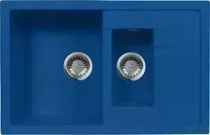 Мойка кухонная AquaGranitEx M-21K 780х500 синий (M-21K (323))
