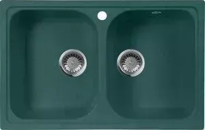 Мойка кухонная AquaGranitEx M-15 785х495 зеленый (M-15 (305))