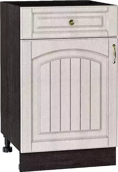 Шкаф нижний VIVAT с 1-ой дверцей и ящиком Верона Кухни с и Ясень золото
