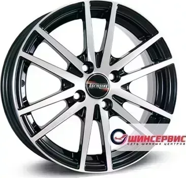 Диск автомобильный Tech Line 535 R15 / 6.0J PCD 5x100 ET 45.00 ЦО 57.10