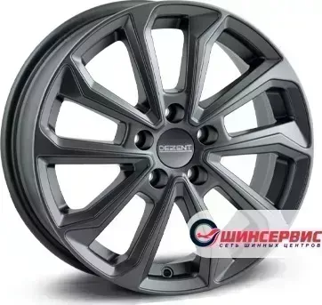 Диск автомобильный Dezent KS graphite KS R16 / 6.5J PCD 5x114.3 ET 40.00 ЦО 71.60