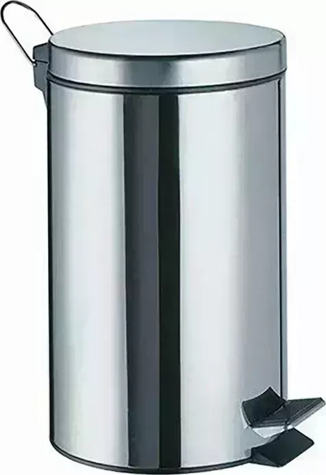 Ведро Wasserkraft для мусора с педалью 3 л, хром (K-633)