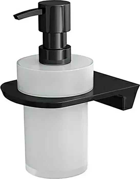 Дозатор Wasserkraft для жидкого мыла Glan черный (K-5199)