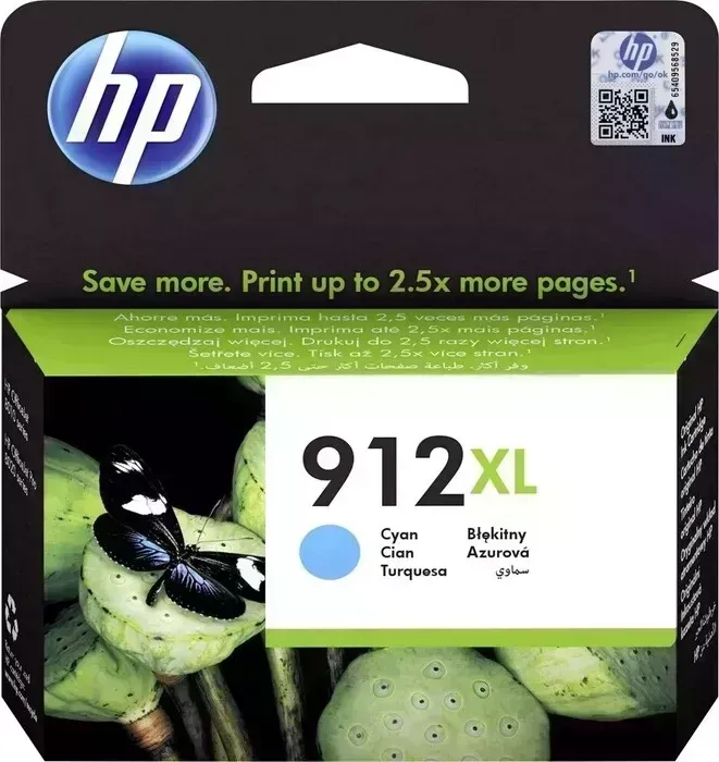 Картридж HP струйный 912XL 3YL81AE голубой (825стр.) (3YL81AE)