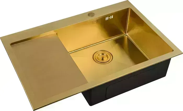 Мойка кухонная ZorG Inox SZR-7851-R бронза