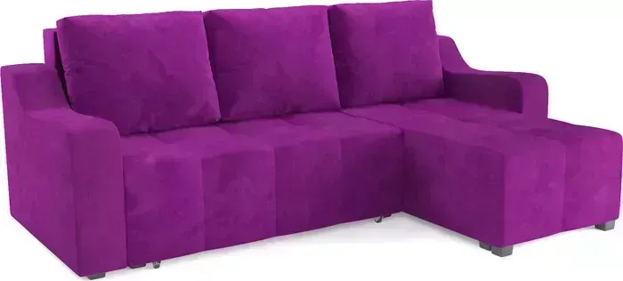 Диван угловой Mebel Ars Берн (фиолет)