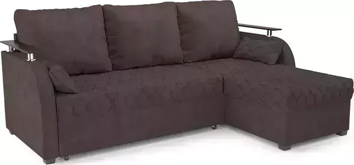 Диван угловой Mebel Ars Токио (кордрой коричневый)