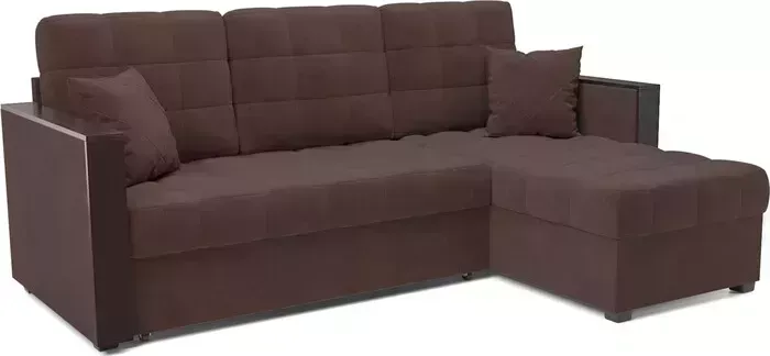 Диван угловой Mebel Ars Техас (велюр молочный шоколад НВ-178 13)