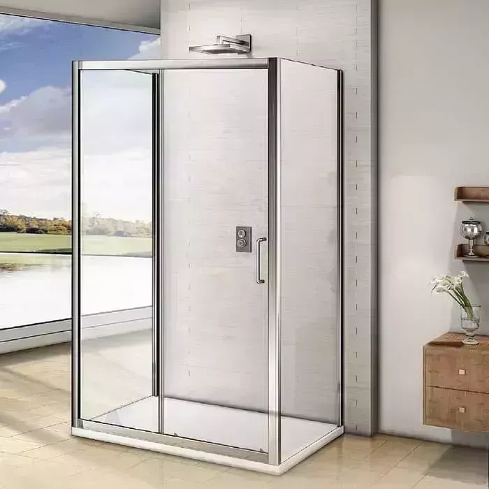 Душевой уголок Good Door Neo WTW+SP+SP 120х100 прозрачный, хром