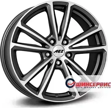 Диск автомобильный AEZ Tioga titan R18 / 7.5J PCD 5x112.00 ET 38.00 ЦО 70.10