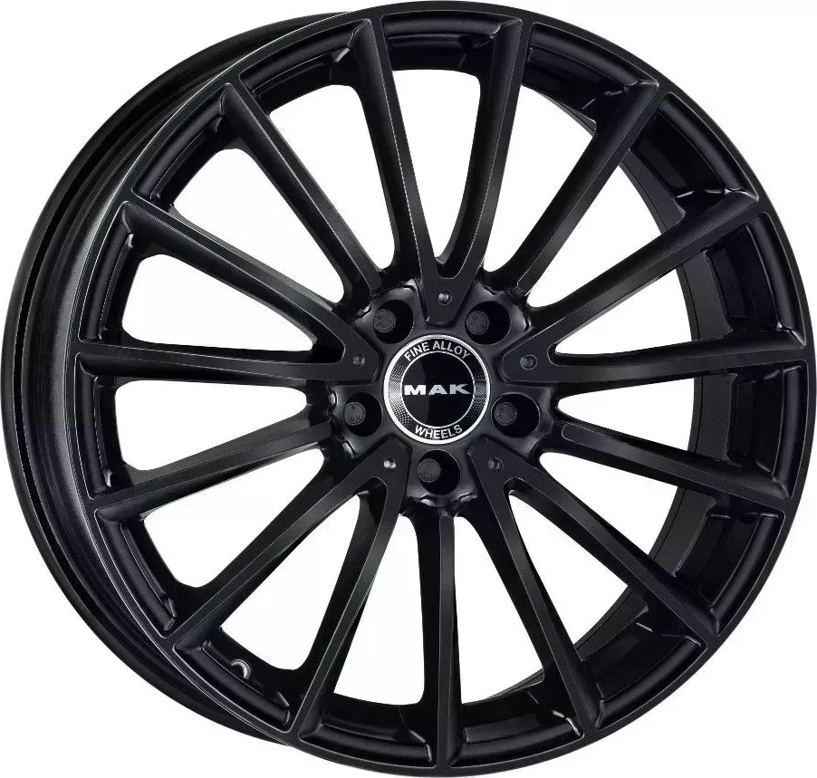 Диск автомобильный MAK Komet8,0\R19 5*112 ET48d66,6Gloss Black Mirror Ring[] Диски 8,0//R19