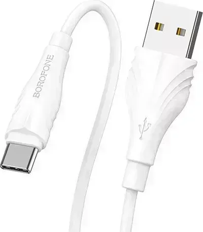 Кабель BOROFONE (6931474700445) BX18 USB-TYPE-C 2A 1M - белый