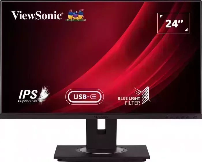 Монитор ViewSonic 23.8" VG2455 черный IPS 16:9 HDMI M/M матовая HAS Pivot 250cd 178гр/178гр 1920x1080 D-Sub DisplayPort USB (VG2455 + E/P)