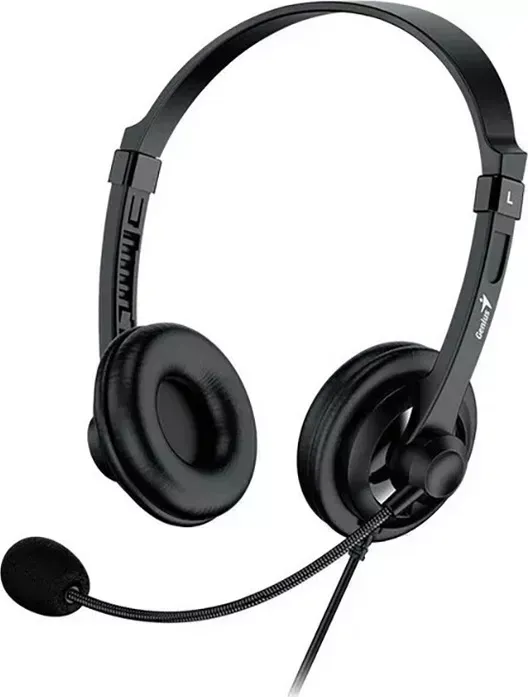 Гарнитура Genius HS-230U, черная, USB, 2.4м