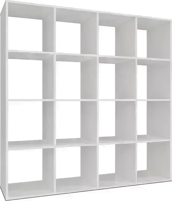 Стеллаж Mebel Ars Калакс 4х4 (белый)