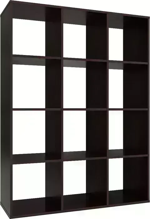 Стеллаж Mebel Ars Калакс 3х4 (венге цаво)
