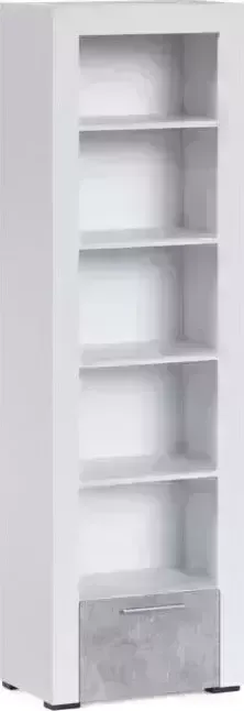 Стеллаж Mebel Ars Мартин (белый/ателье светлый)