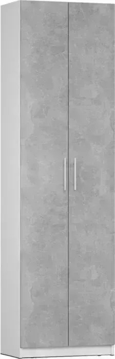 Шкаф Mebel Ars Остин 1 (белый/ателье светлый)
