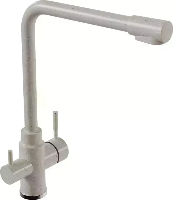 Смеситель для кухни Mixline ML-GS13 (331) с подключением фильтра, белый (4630099749786)