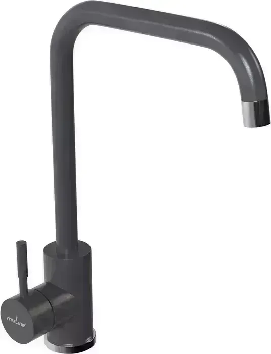 Смеситель для кухни Mixline ML-GS12 (342) графит (4630099749625)