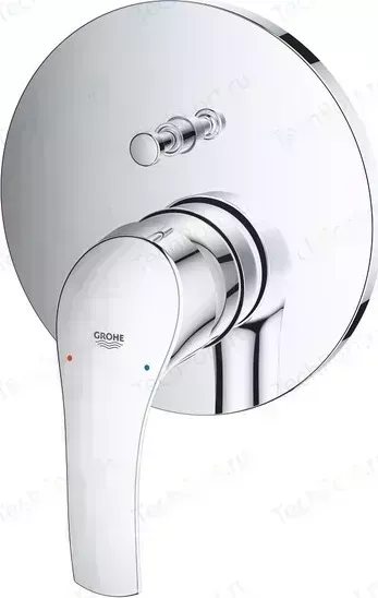 Смеситель для ванны Grohe Eurosmart с механизмом, хром StarLight (24043002, 35600000)