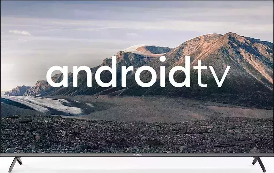 Телевизор HYUNDAI H-LED65BU7006 Android TV Frameless black silver 4K Ultra HD