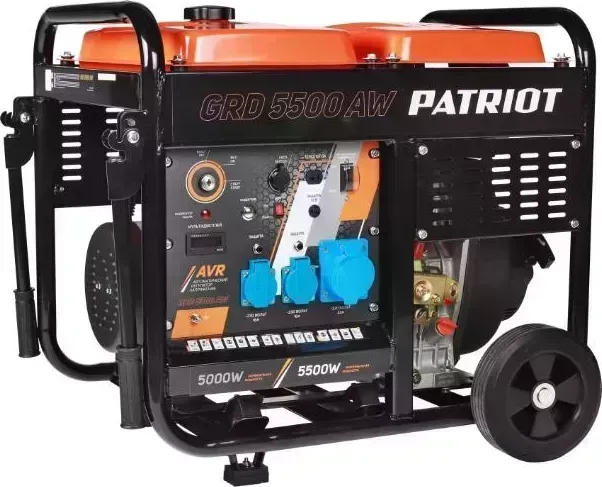 Генератор PATRIOT 472702255 GRD 5500AW дизельный