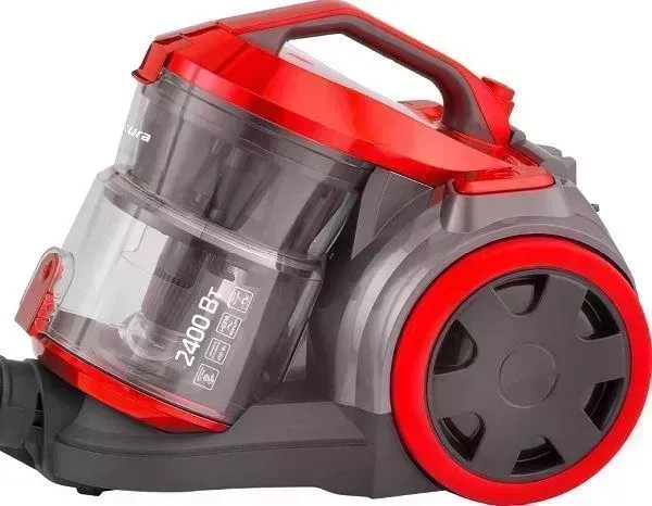 Пылесос SAKURA SA-8315R 2400Вт б/м HEPA красн