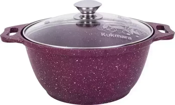 Кастрюля КУКМОР к21tsm а/пр литая 2,0л стекл/кр Trendy style mystery