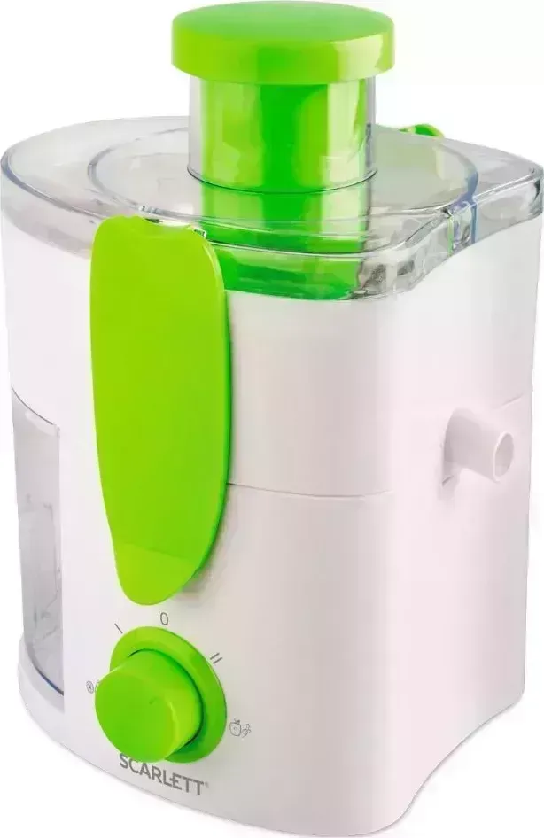 Соковыжималка SCARLETT SC-JE50P01 белый с зеленым