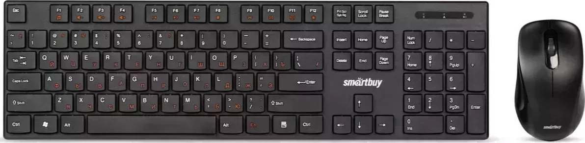 Клавиатура и мышь SMARTBUY (SBC-240385AG-K) ONE черный Клавиатра+