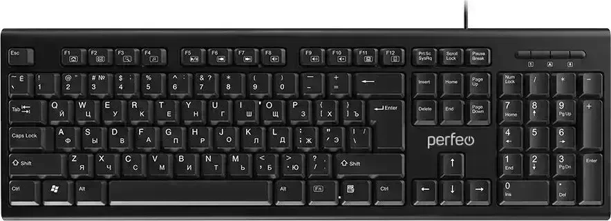 Клавиатура PERFEO (PF-3093) CLASSIC PF-6106-USB, черный