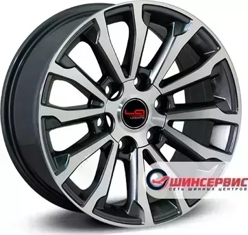 Диск автомобильный Legeartis Concept TY555 R17 / 7.5J PCD 6x139.7 ET 25.00 ЦО 106.30