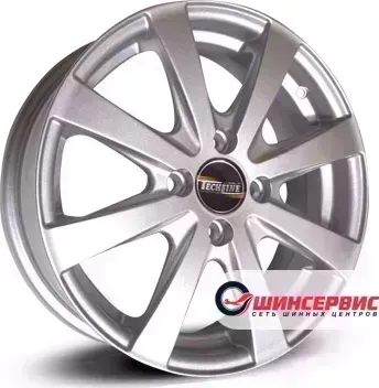 Диск автомобильный Tech Line 534 R15 / 5.5J PCD 4x100 ET 45.00 ЦО 54.10