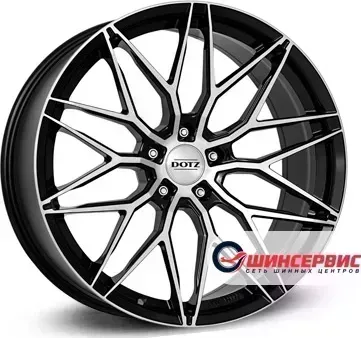 Диск автомобильный Dotz Suzuka dark R18 / 8.0J PCD 5x112 ET 48.00 ЦО 70.10