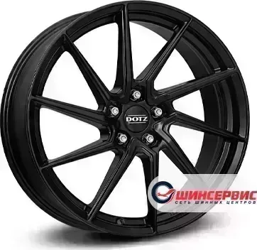 Диск автомобильный Dotz Spa black R17 / 7.5J PCD 5x112 ET 40.00 ЦО 70.10