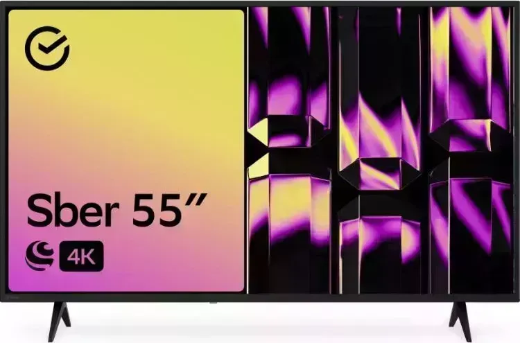 Телевизор SBER SDX 55U4010B SMART TV 4К TV Ultra HD