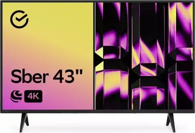 Телевизор SBER SDX 43U4010B SMART TV 4К TV Ultra HD