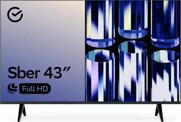 Телевизор SBER SDX 43F2120B SMART TV FHD TV безрамочный